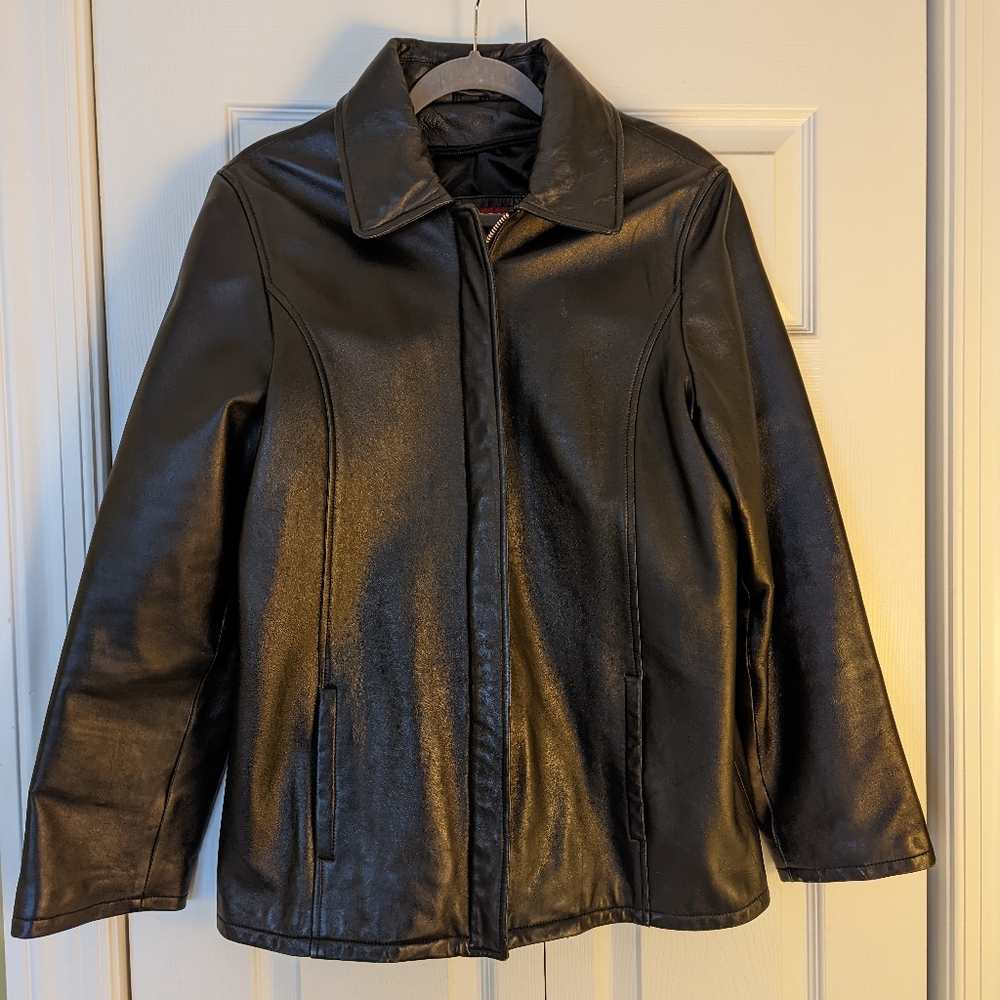 Ladies leather jacket